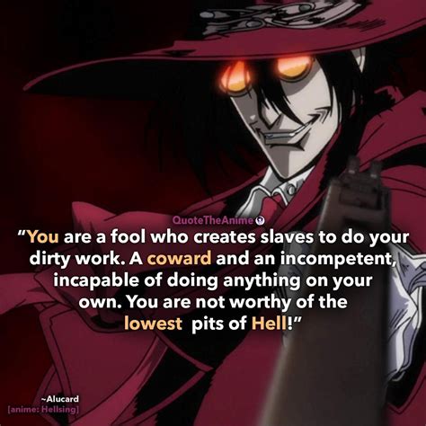 alucard bird of hermes quote.